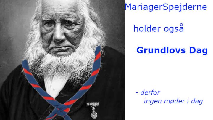 Grundtvig med spejdertørklæde