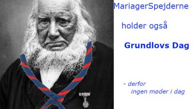 Grundtvig med spejdertørklæde